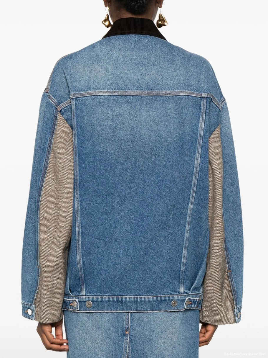 Affordable McCartney tweed jacket Stella denim Women 0402